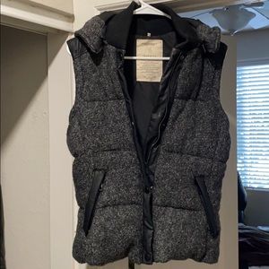 Vest coat worn for warmth or fashion